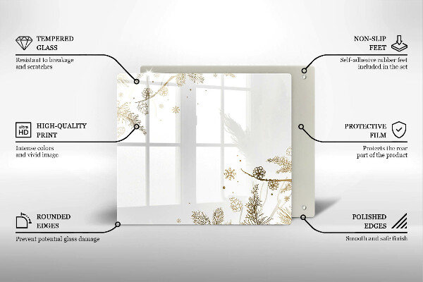 Protector encimera Decoraciones de invierno