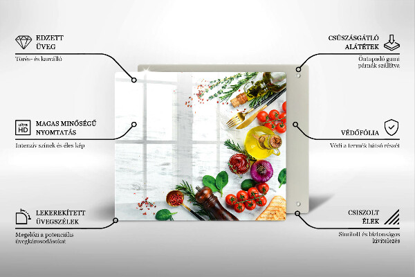 Protector encimera Verduras y especias