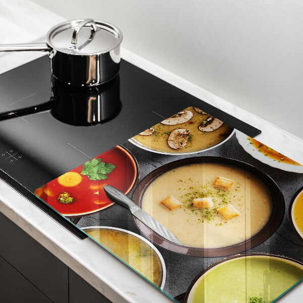 Protector encimera Sopas coloridas