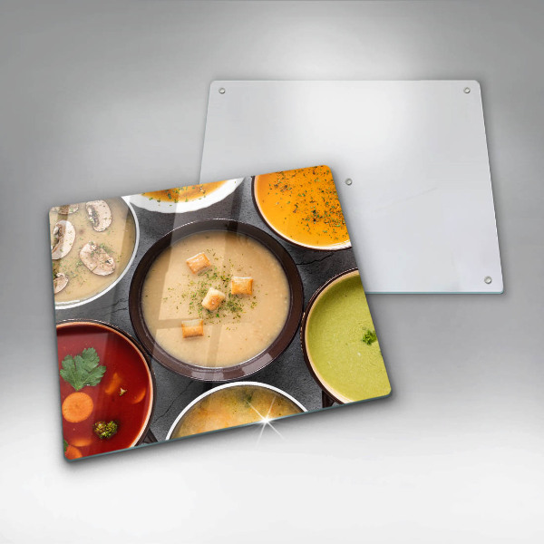 Protector encimera Sopas coloridas