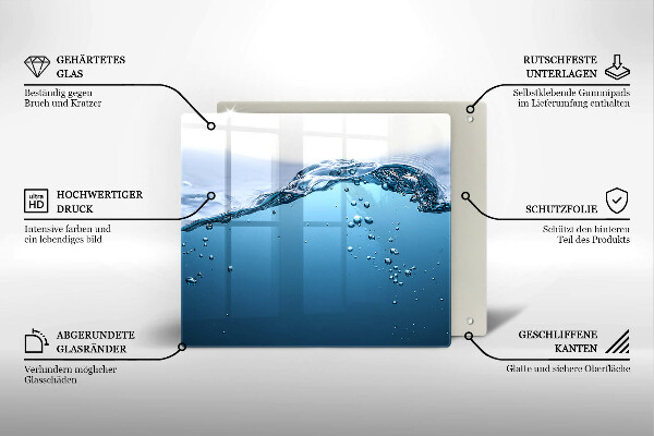 Protector encimera Agua azul