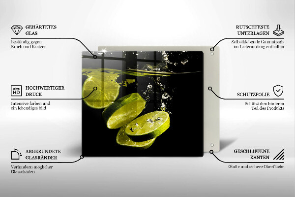 Protector encimera Limas en agua