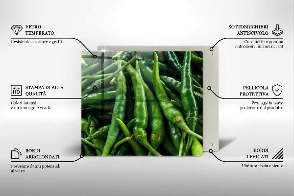 Protector encimera Vainas de guisantes