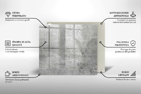 Protector encimera Textura de hormigón