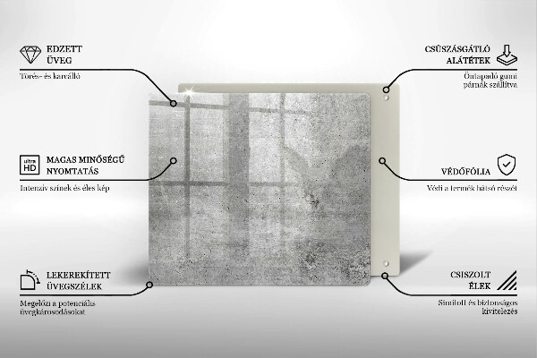 Protector encimera Textura de hormigón
