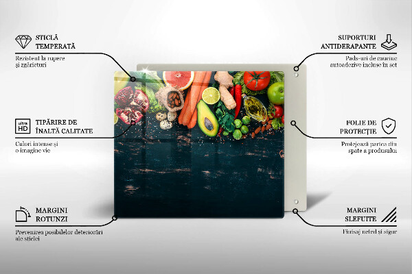 Protector encimera Frutas y vegetales