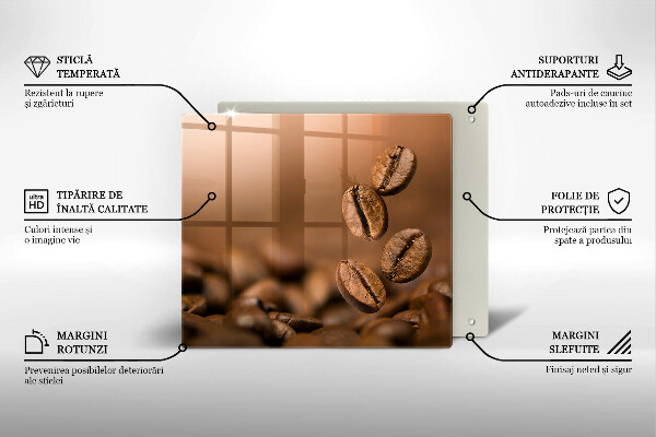 Protector encimera Granos de café