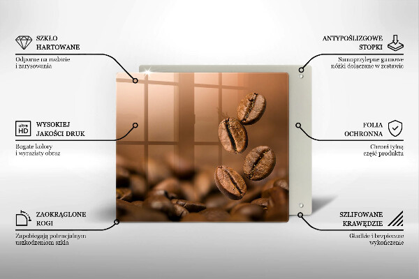 Protector encimera Granos de café