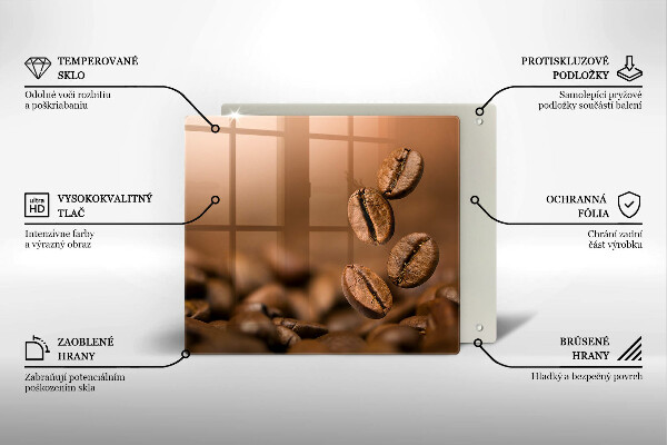 Protector encimera Granos de café