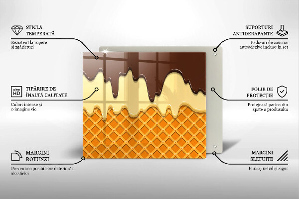 Protector encimera Ilustración de cono de helado