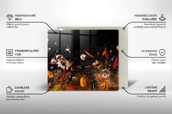 Protector encimera Especias picantes