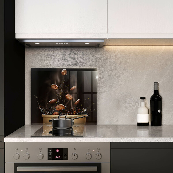 Protector encimera Granos de café calientes