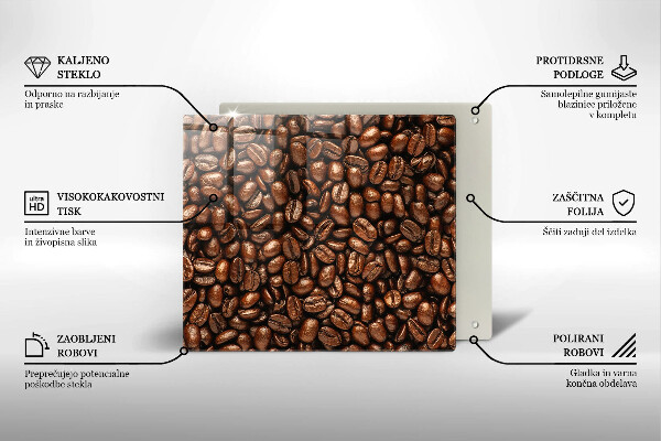 Protector encimera Granos de café