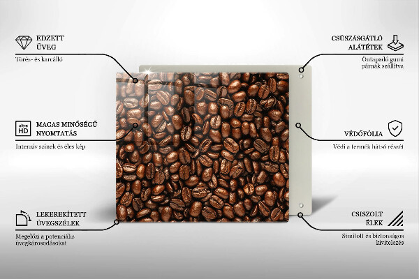 Protector encimera Granos de café