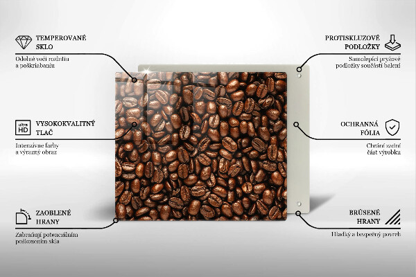 Protector encimera Granos de café