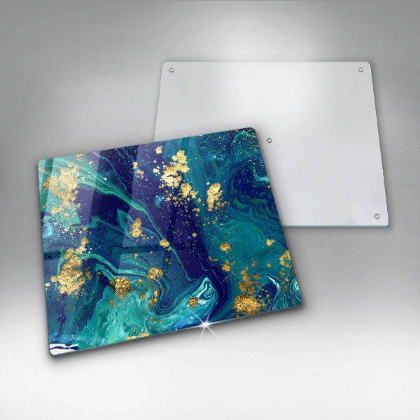 Protector encimera Abstracción con oro