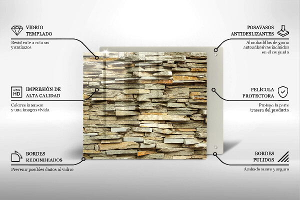 Protector encimera Piedras decorativas