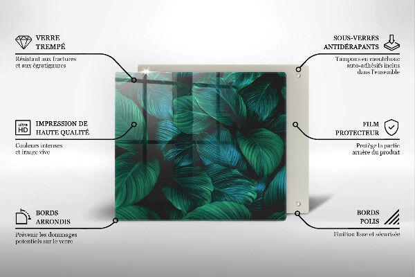 Protector encimera Hojas de la selva