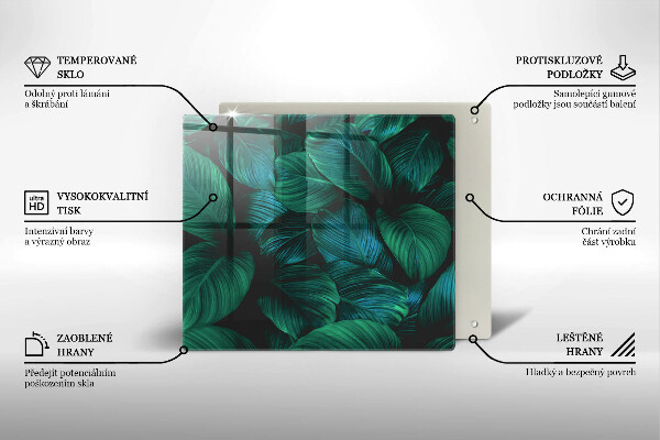 Protector encimera Hojas de la selva