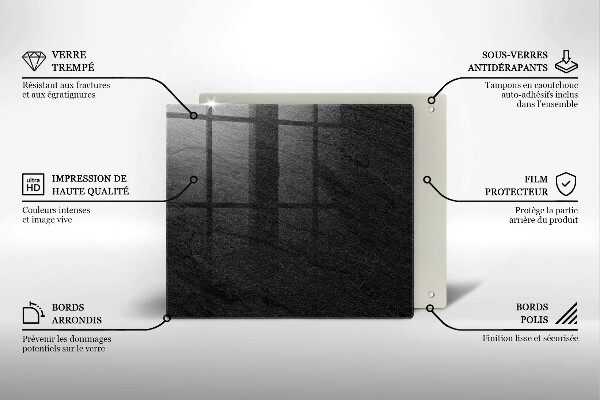 Protector encimera Textura de piedra