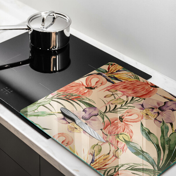 Protector encimera Ilustración de flamencos