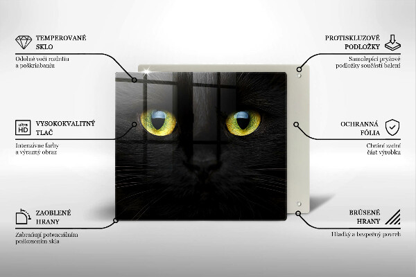 Protector encimera Ojos de gato animales