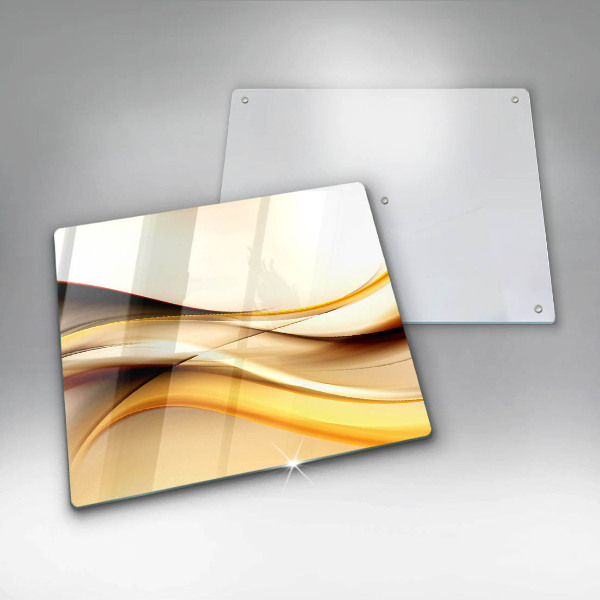 Protector encimera Líneas de humo abstractas