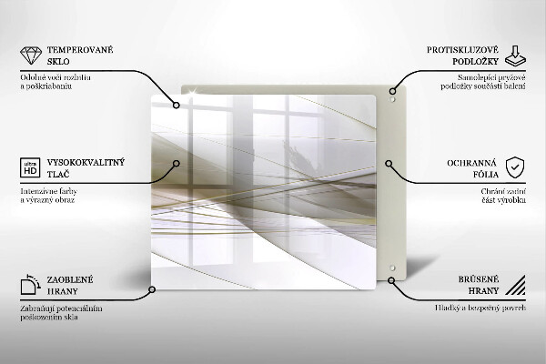 Protector encimera Diseño de líneas abstractas