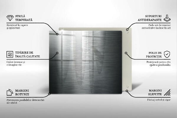 Protector encimera Textura metálica