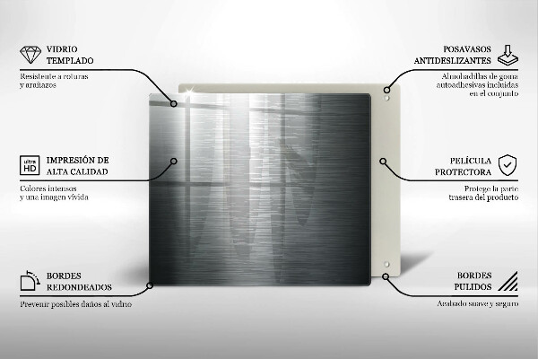 Protector encimera Textura metálica