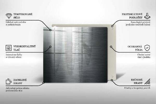 Protector encimera Textura metálica