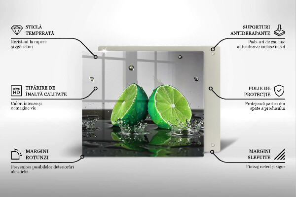 Protector encimera Limas jugosas y agua