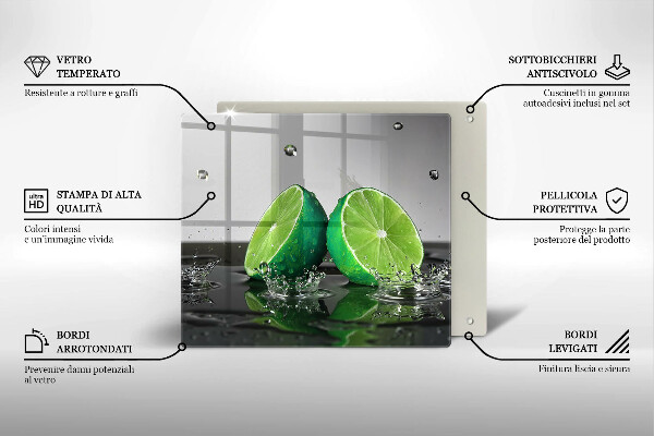 Protector encimera Limas jugosas y agua