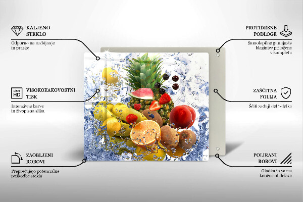 Protector encimera Fruta jugosa y agua