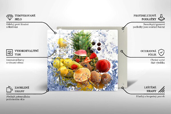 Protector encimera Fruta jugosa y agua