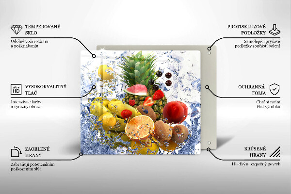 Protector encimera Fruta jugosa y agua