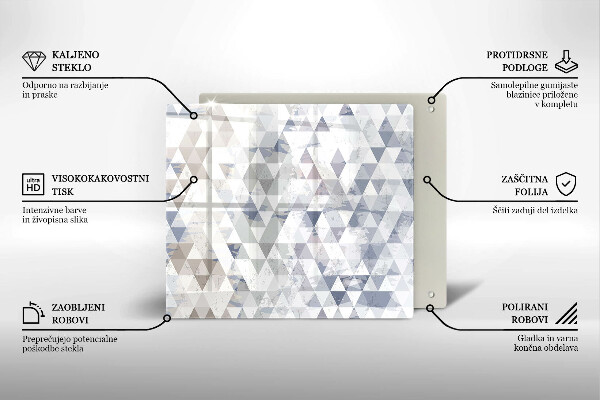 Protector encimera Patrón de triángulos