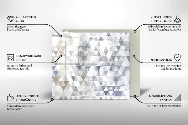 Protector encimera Patrón de triángulos