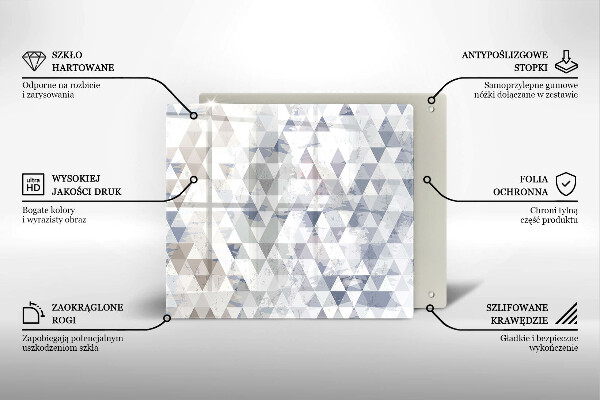 Protector encimera Patrón de triángulos