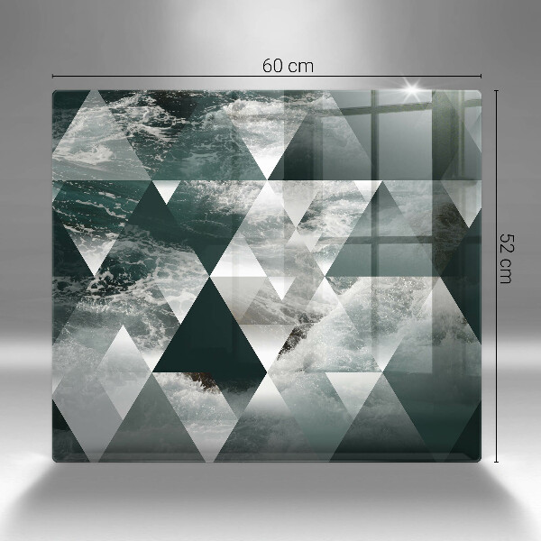 Protector encimera Triángulos y agua