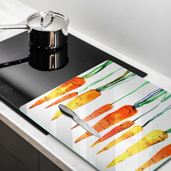 Protector encimera Ilustración de zanahoria