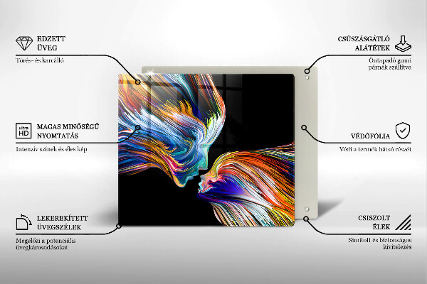 Protector encimera Abstracción de beso