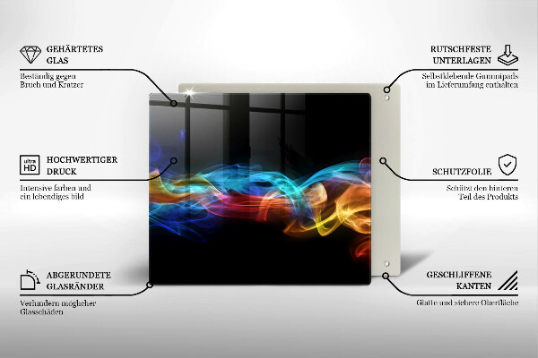 Protector encimera Humo colorido
