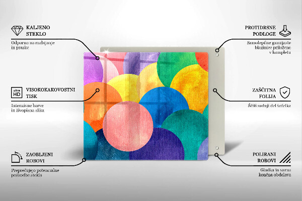 Protector encimera Círculos de colores