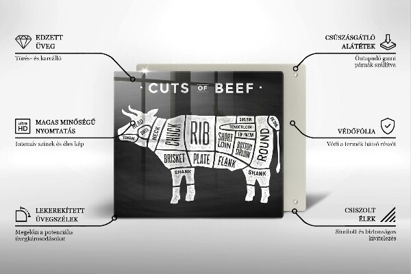 Protector encimera Carne de vaca