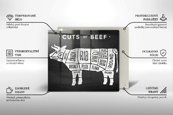 Protector encimera Carne de vaca