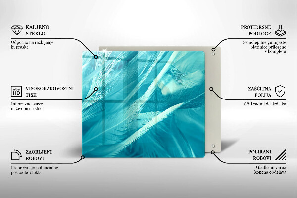 Protector encimera Plumas delicadas