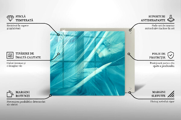 Protector encimera Plumas delicadas