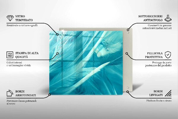 Protector encimera Plumas delicadas