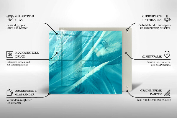 Protector encimera Plumas delicadas